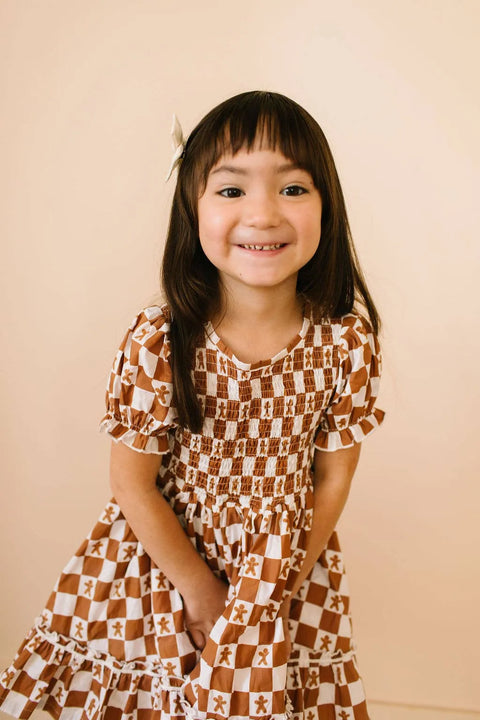 Alana Dress in Gingerbread