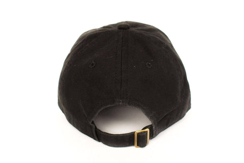 Black Football Patch Baseball Hat for Kids