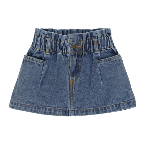 Denim Mini Skirt | Indigo - Rylee + Cru