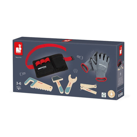 Kids Tool Belt & Gloves Set