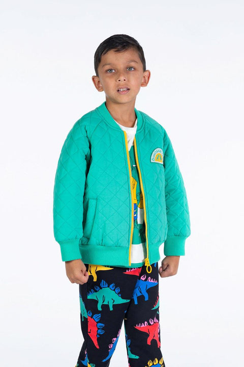 Dino Club Quilted Jacket - Rock Your Baby