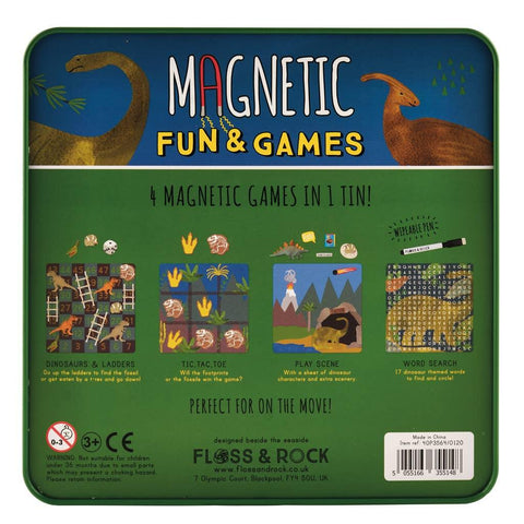 Dino Magnetic Fun & Games Compendium - Butterbugboutique