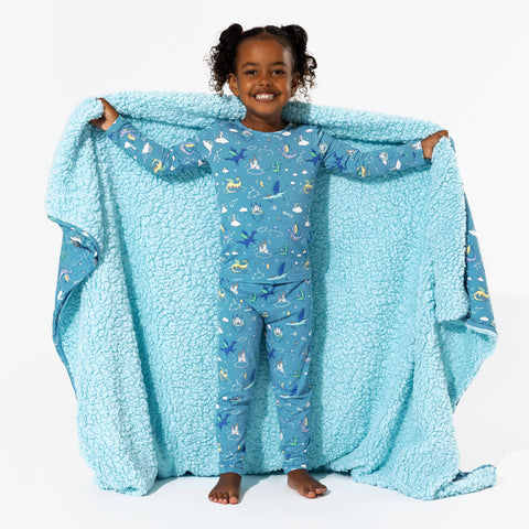 Dragon Dreams Bamboo Kids Pajamas - Bellabu Bear