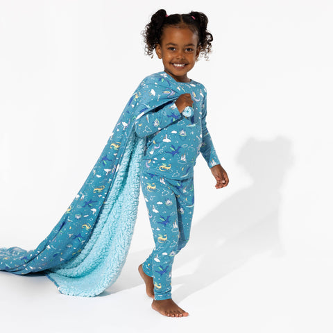 Dragon Dreams Bamboo Kids Pajamas - Bellabu Bear