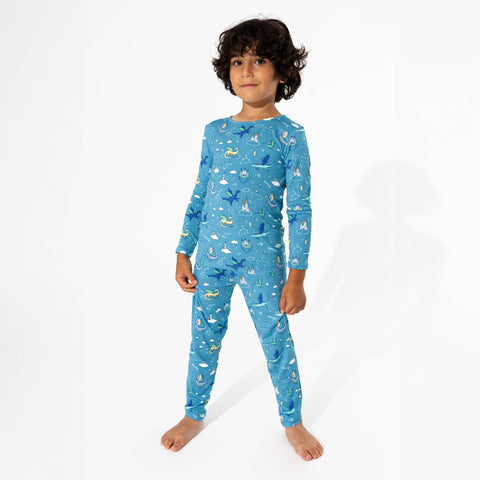 Dragon Dreams Bamboo Kids Pajamas - Bellabu Bear