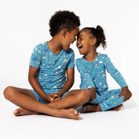 Dragon Dreams Bamboo Kids Pajamas - Bellabu Bear