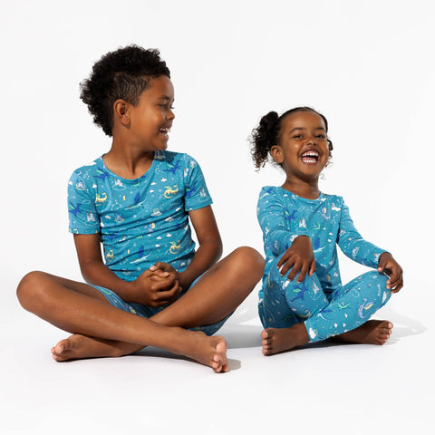 Dragon Dreams Kids Bamboo Pajama Short Set - Bellabu Bear