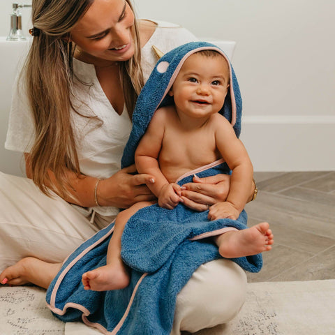 Character Bamboo Hooded Kids Towel - Nori
