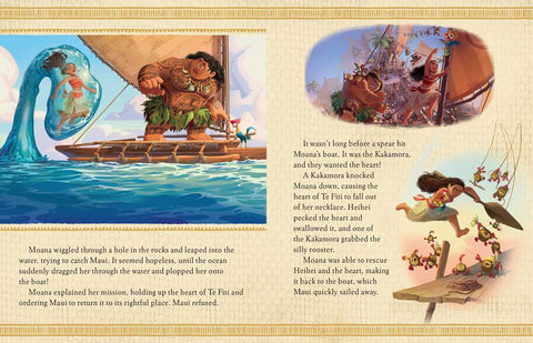 Disney Moana Book & Magnetic Playset