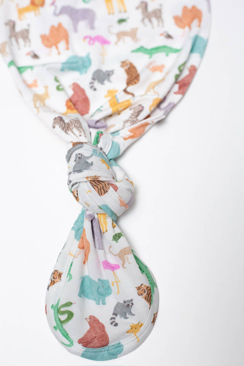 Zoo Crew Bamboo Knotted Infant Gown