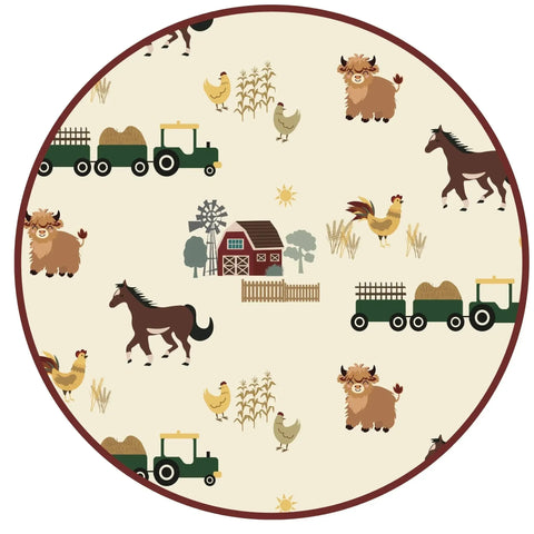 On the Farm Bamboo Convertible Baby Pajamas