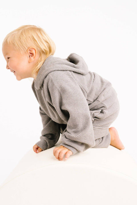 Pebble Gray Waffle Cargo Set