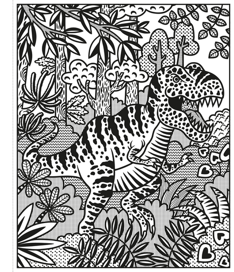 Magic Painting Book: Dinosaurs