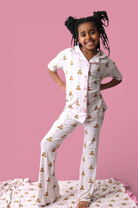 Bear-Y Blossoms Dream Girl's Flare Set