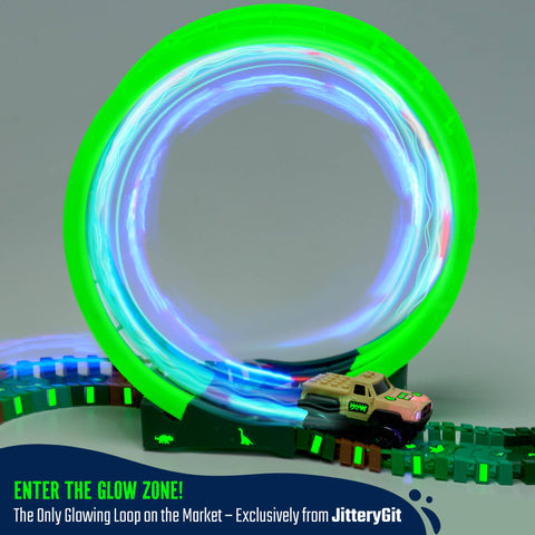 Glow in the Dark Dinosaur Racetrack