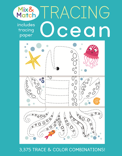 Mix & Match Tracing Book: Ocean