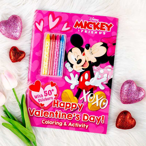 Disney Mickey Mouse Valentine's Day Coloring & Activity Book