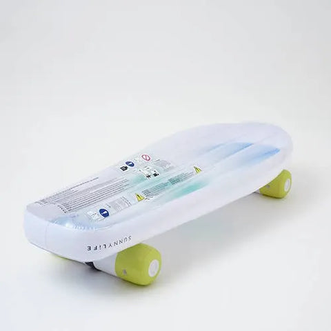 Kids Skateboard Float - Blue-Lime