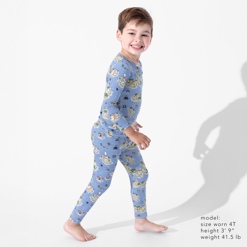 Kids Bamboo Pajama Set - Pirate Cove