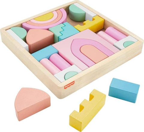 Fisher Price Wooden Princess Castle Block Set