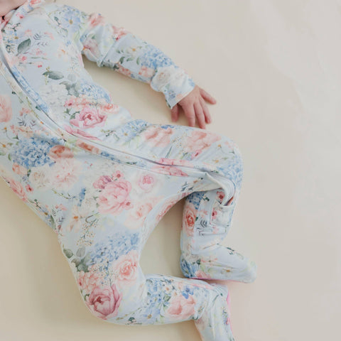 Zip-Up Footie Pajama - Genevieve
