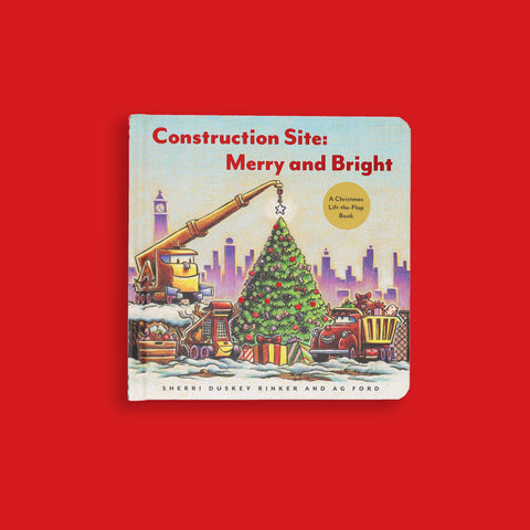 Construction Site Merry & Bright Christmas Book