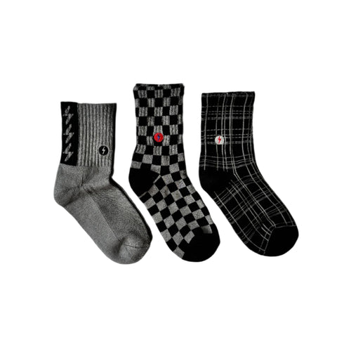 Check The Volts Boys Socks (3-Pack)