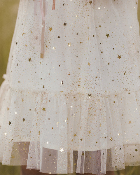 Edie Dress | Champagne Stars - Noralee