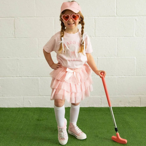 Ballet Bow Tiered Girls Tutu Skirt