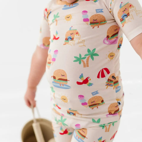 Suns Out, Buns Out Shorts Pajamas