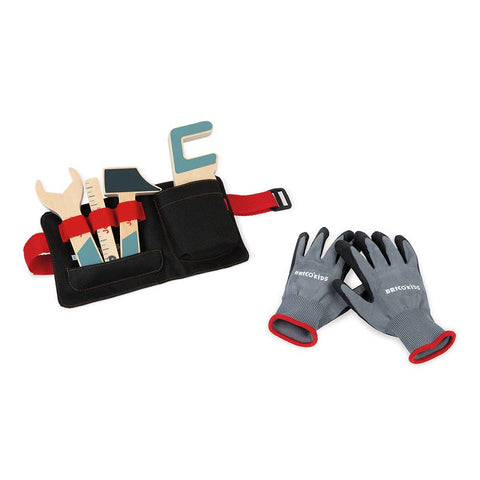 Kids Tool Belt & Gloves Set