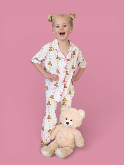 Bear-Y Blossoms Dream Girl's Flare Set