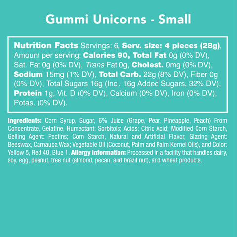 Unicorns Gummy Candy