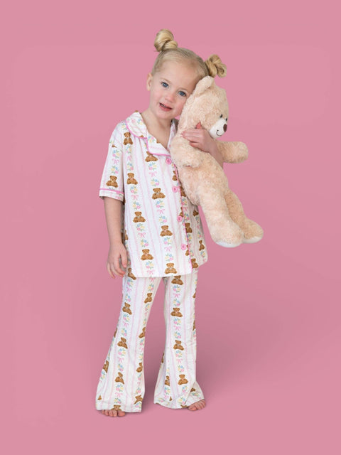 Bear-Y Blossoms Dream Girl's Flare Set