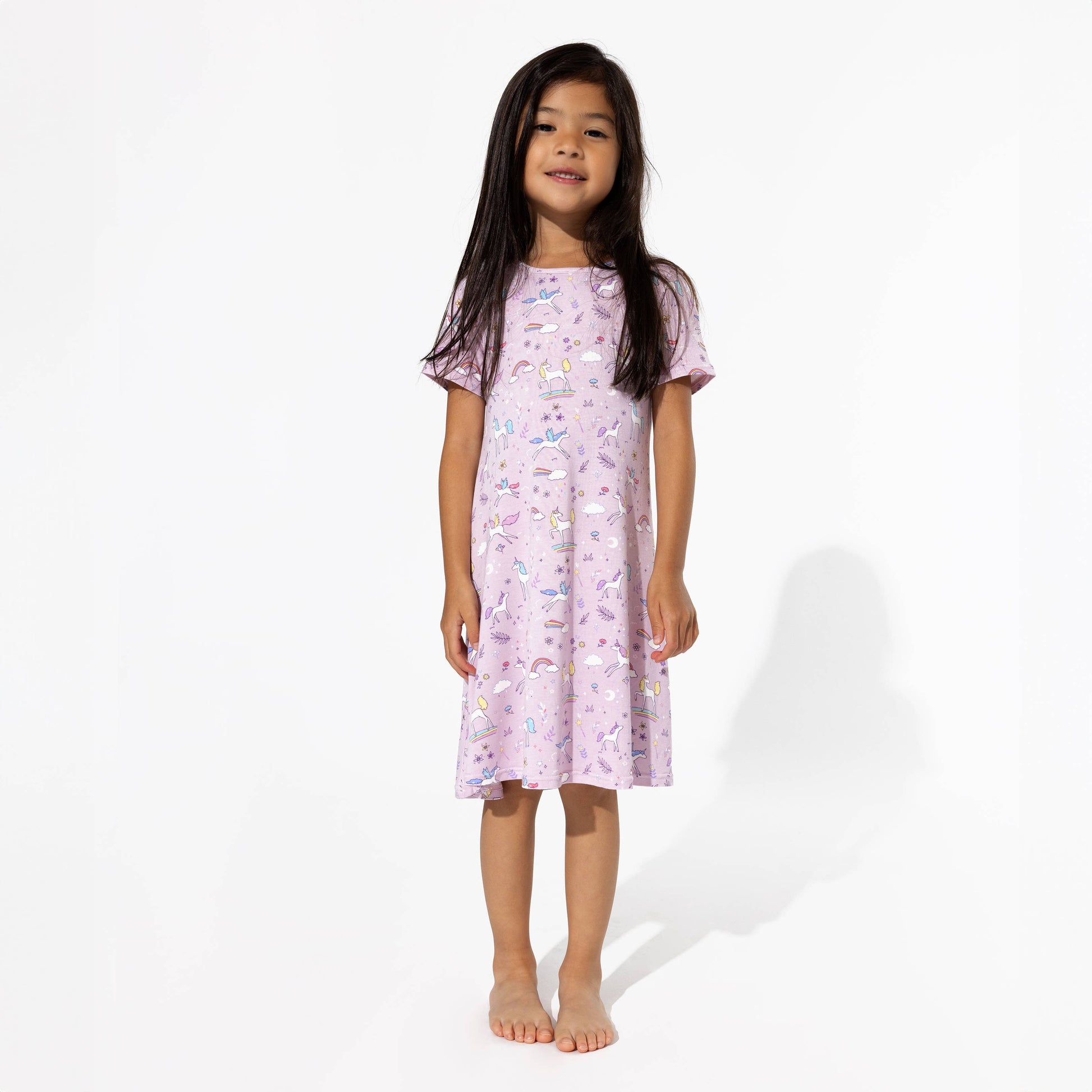 Enchanted Unicorn Bamboo Girls' Dress - Bellabu Bear