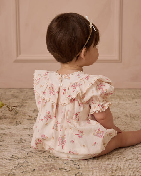 Eva Romper | Bow Ditsy - Noralee