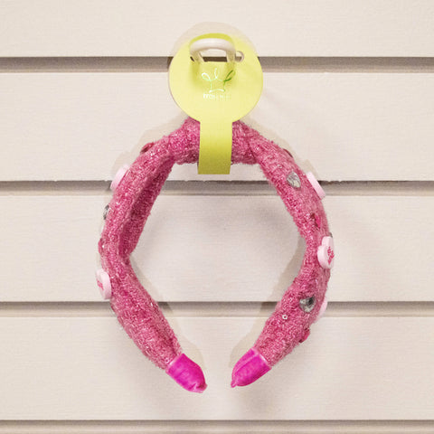 Embellished Knot Headband - Candy Valentines Day Heart