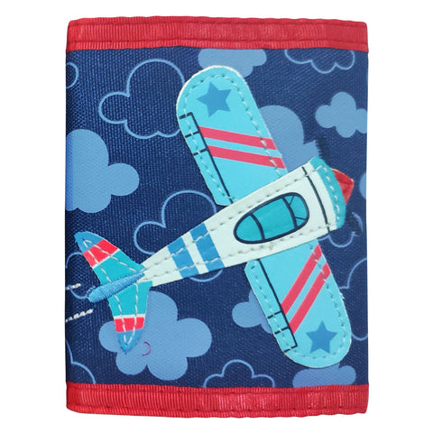 Kids Tri-Fold Wallet - Shark Blue
