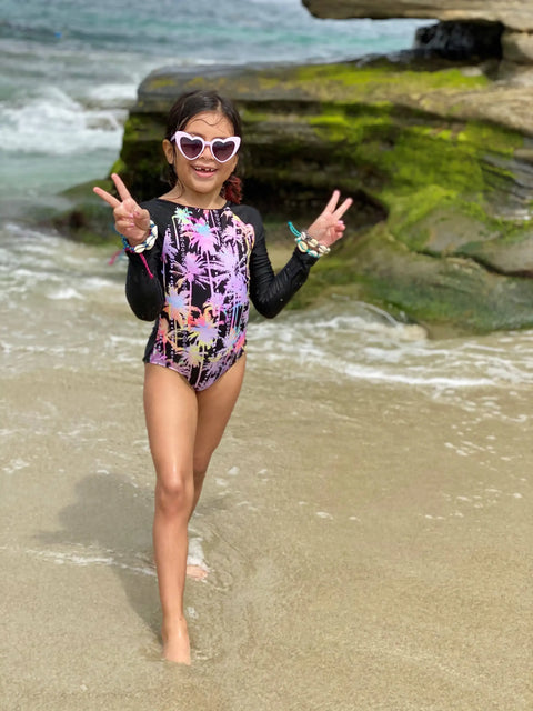 Adjustable Cowrie Shell Bracelet - Black