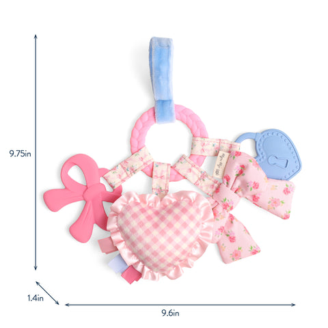 Bitzy Busy Ring™ Teething Activity Toy - Bow Set