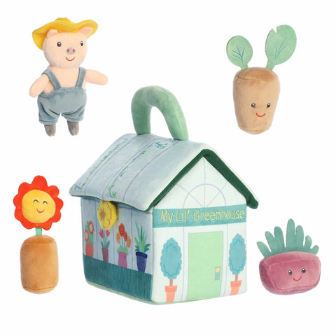 My First Greenhouse Plush Activity Set