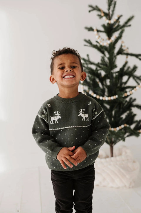 Knit Sweater - Moose