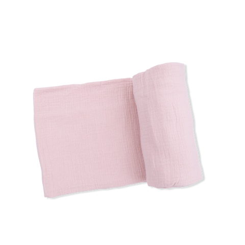 Muslin Swaddle Blanket - Solid Lotus