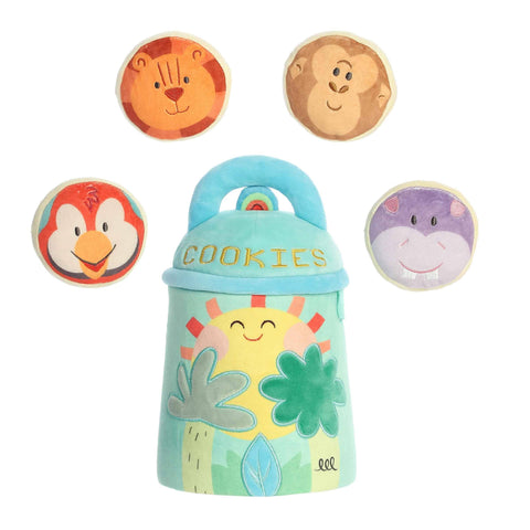 My Safari Cookie Jar Plush Activity Set
