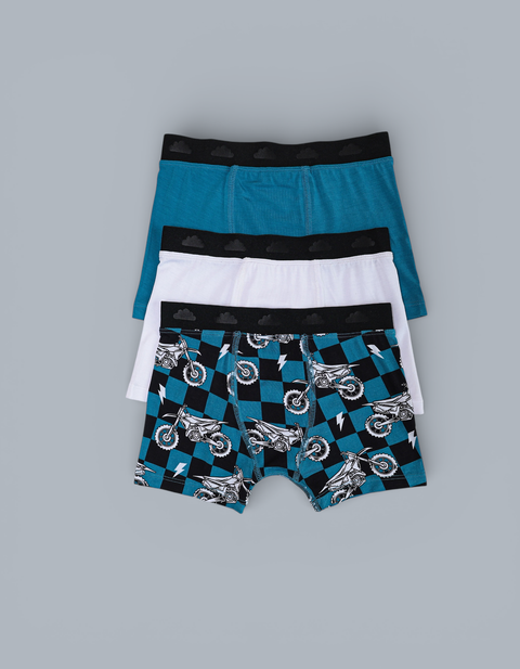 Moto Mayhem Dream Boy's Boxer Brief Set