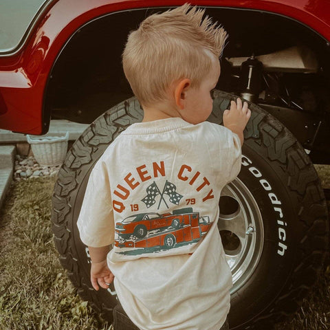 The Queen City Garage Boys Graphic Tee