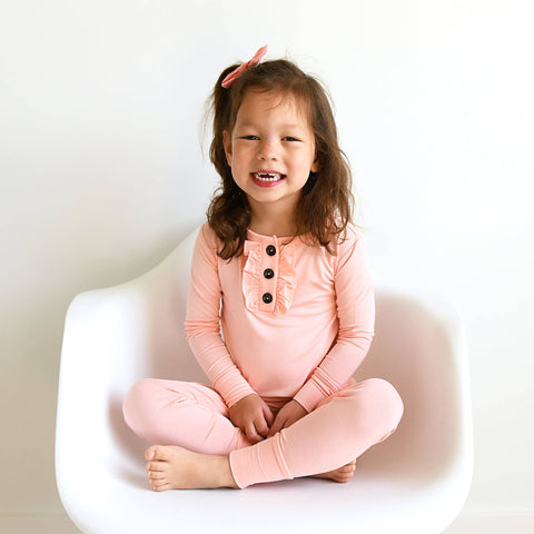 Olivia Pink Kids Bamboo Pajama Set