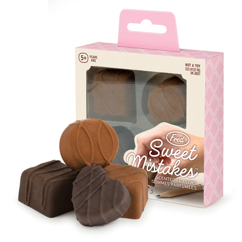 Chocolate Erasers (Set of 4)