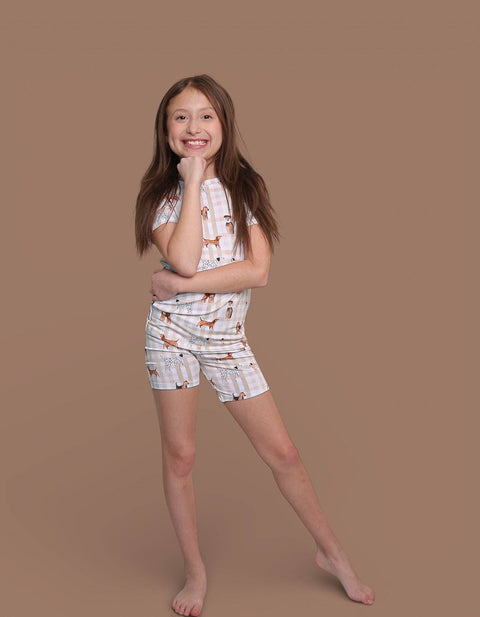 Kids Bamboo Short Set - Pawfect Pals