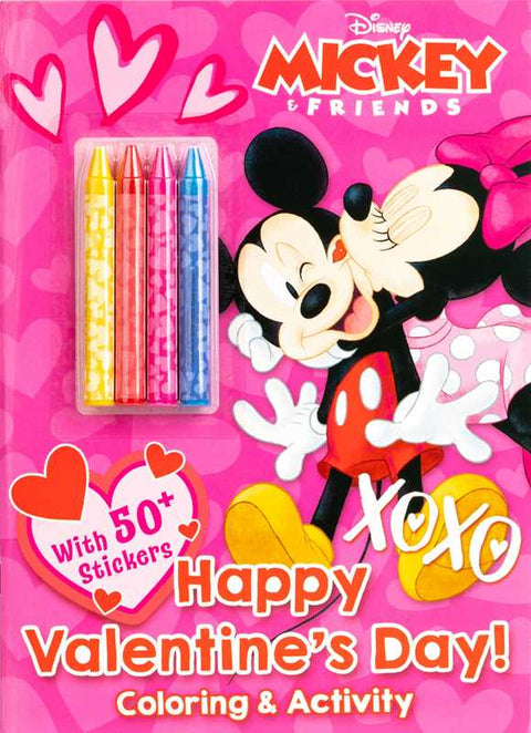 Disney Mickey Mouse Valentine's Day Coloring & Activity Book